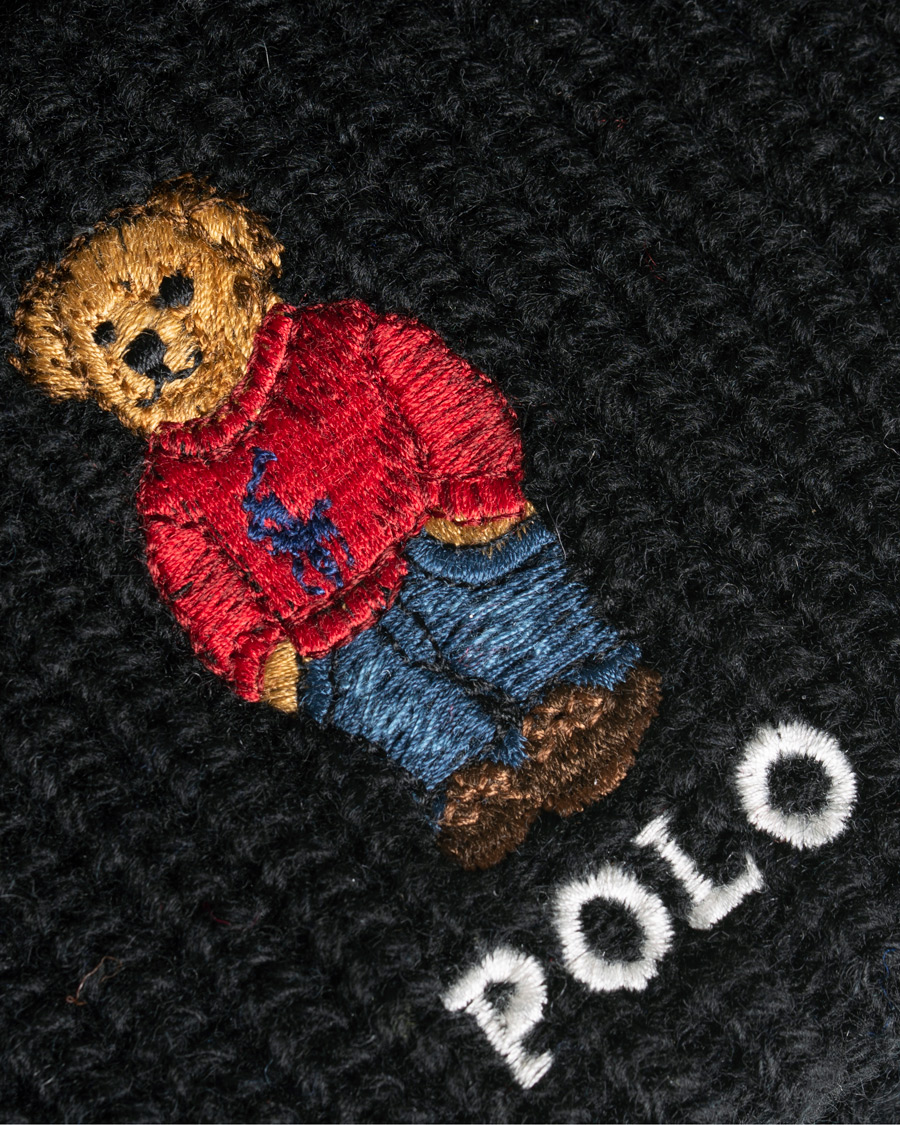 Herr | Polo Ralph Lauren Bear Beanie Black | Polo Ralph Lauren | Bear Beanie Black