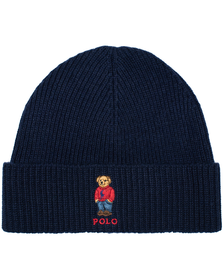 Herr | Polo Ralph Lauren Bear Beanie Hunter Navy | Polo Ralph Lauren | Bear Beanie Hunter Navy