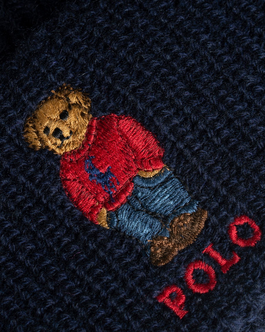 Herr | Polo Ralph Lauren Bear Beanie Hunter Navy | Polo Ralph Lauren | Bear Beanie Hunter Navy