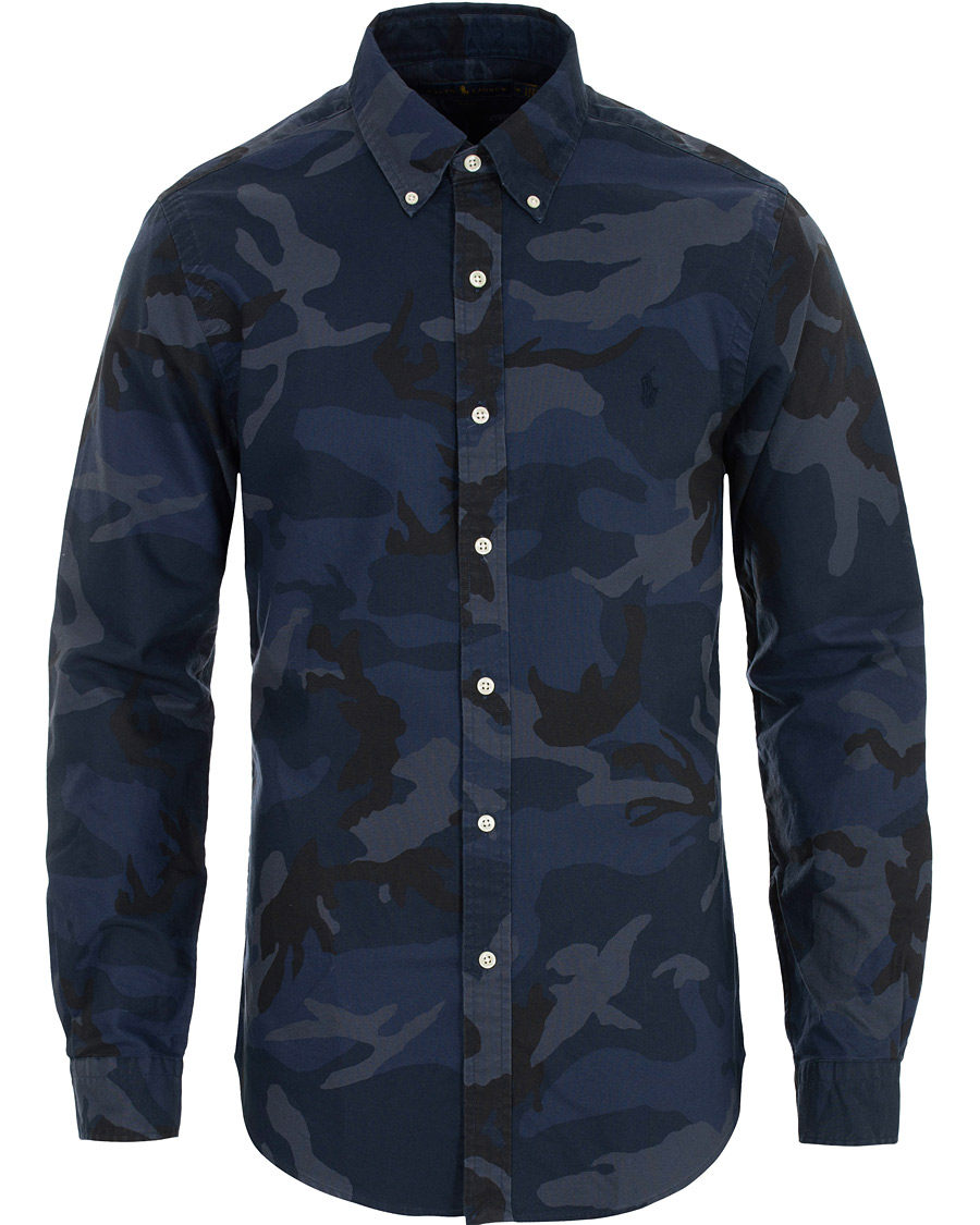 Herr | Skjortor | Polo Ralph Lauren | Slim Fit Camo Shirt Blue