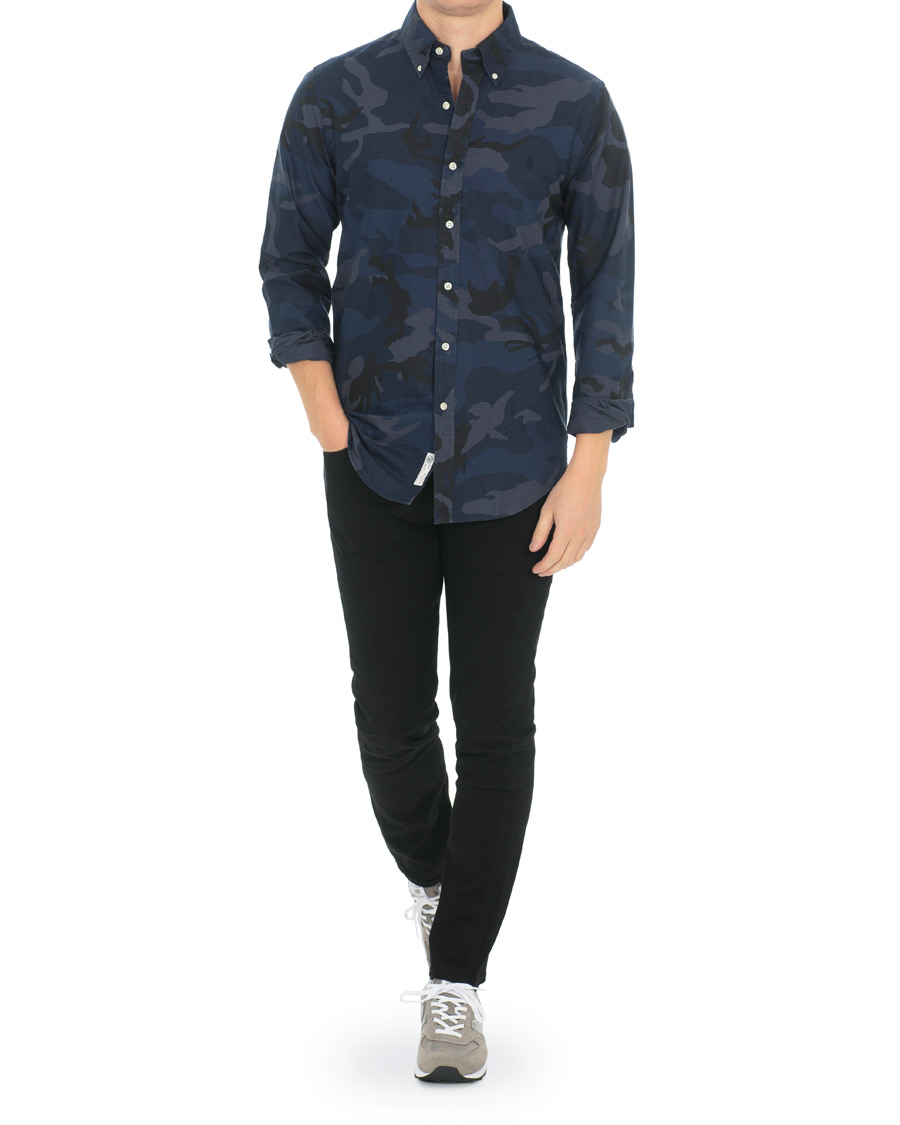 Herr | Skjortor | Polo Ralph Lauren | Slim Fit Camo Shirt Blue