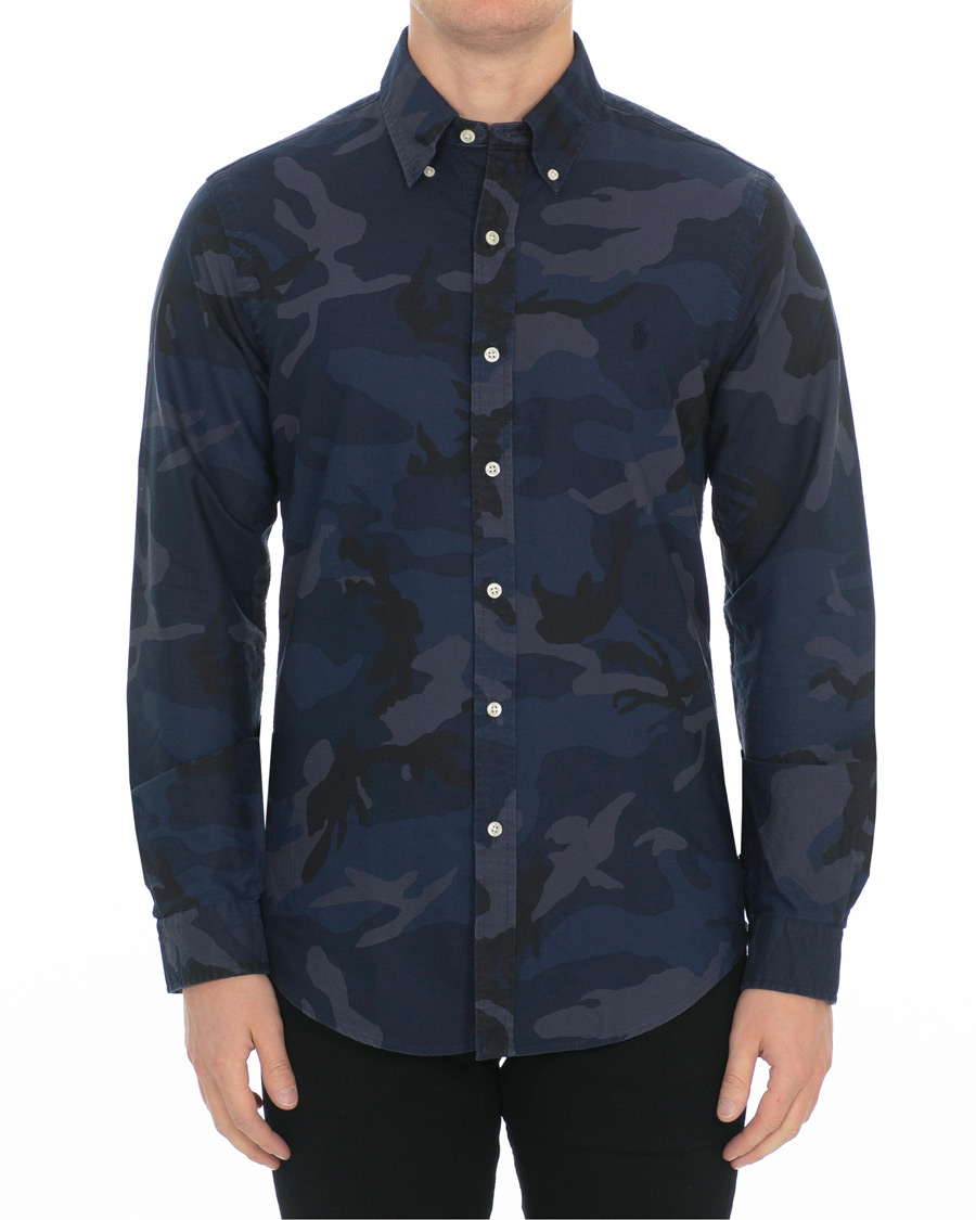 Herr | Skjortor | Polo Ralph Lauren | Slim Fit Camo Shirt Blue