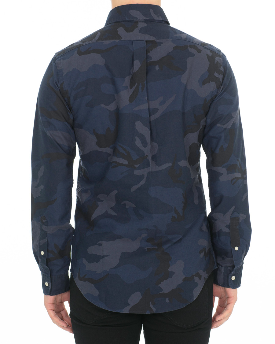 Herr | Skjortor | Polo Ralph Lauren | Slim Fit Camo Shirt Blue