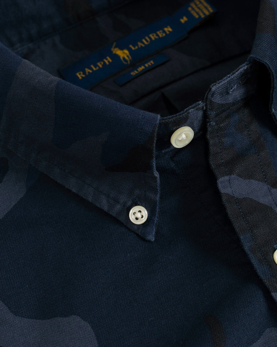 Herr | Skjortor | Polo Ralph Lauren | Slim Fit Camo Shirt Blue