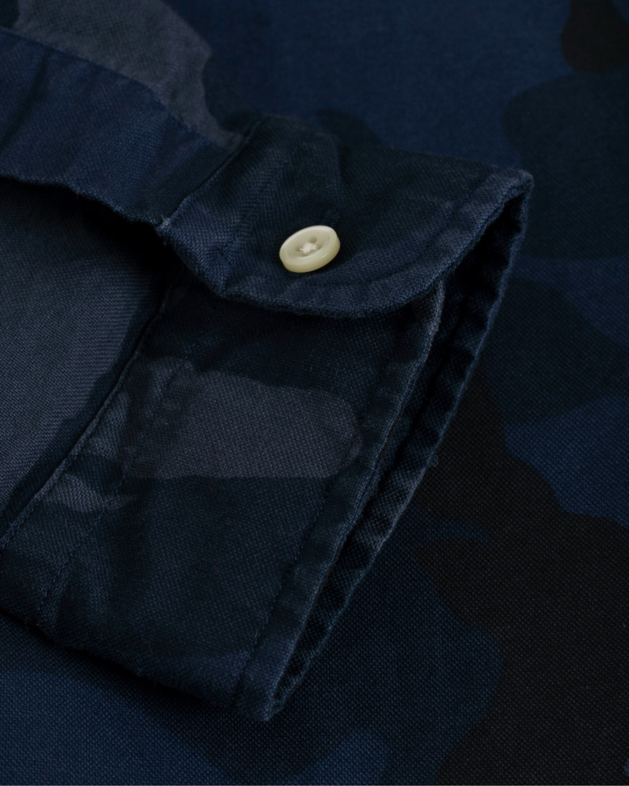 Herr | Skjortor | Polo Ralph Lauren | Slim Fit Camo Shirt Blue