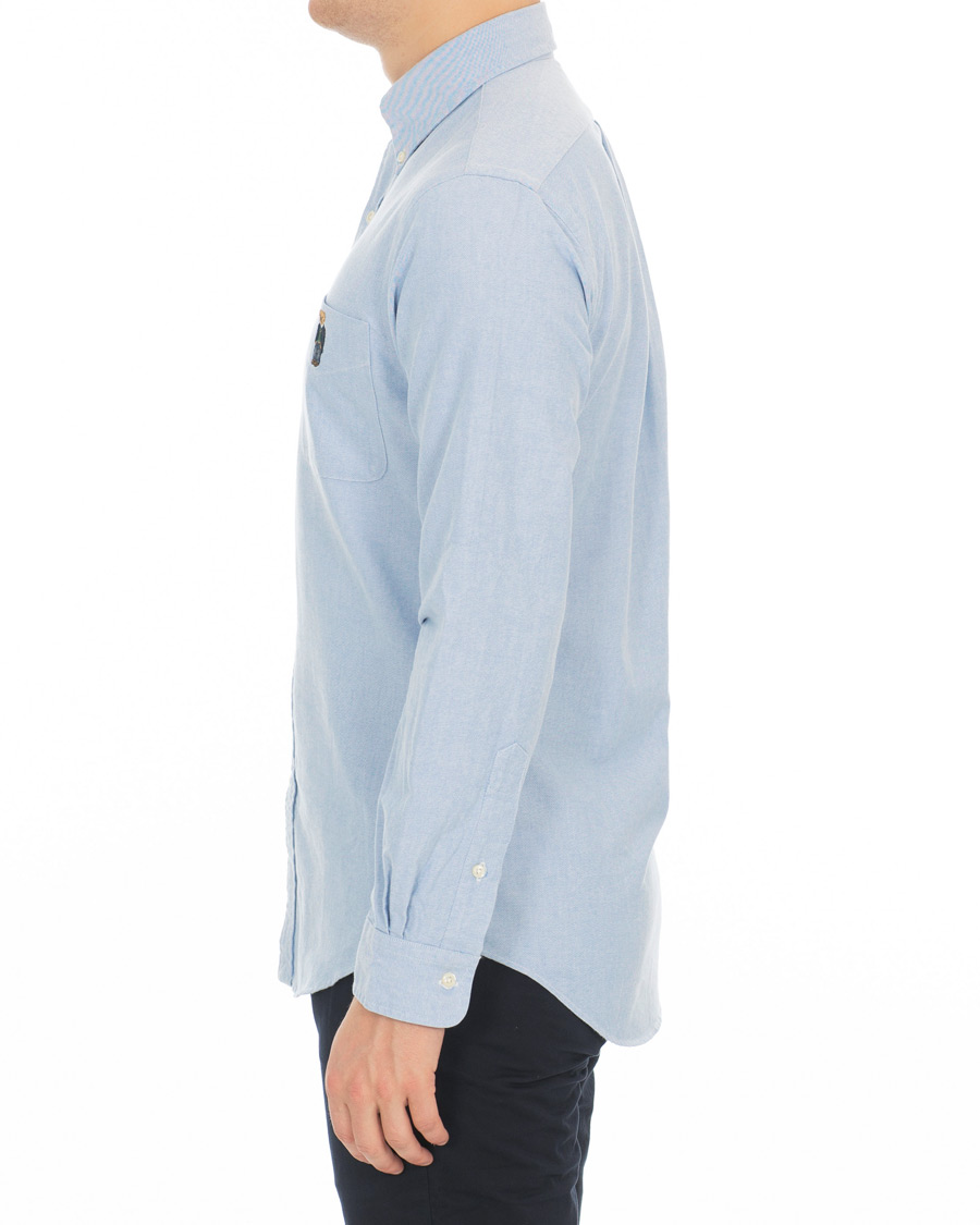 Herr | Skjortor | Polo Ralph Lauren | Slim Fit Oxford Bear Shirt Light Blue