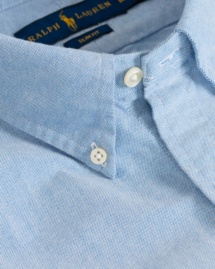 Herr | Skjortor | Polo Ralph Lauren | Slim Fit Oxford Bear Shirt Light Blue
