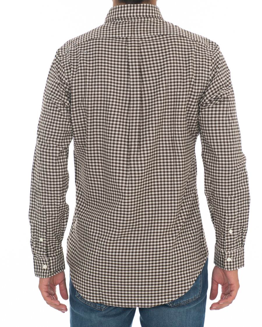 Herr | Skjortor | Polo Ralph Lauren | Custom Fit Twill Check Shirt Brown/White