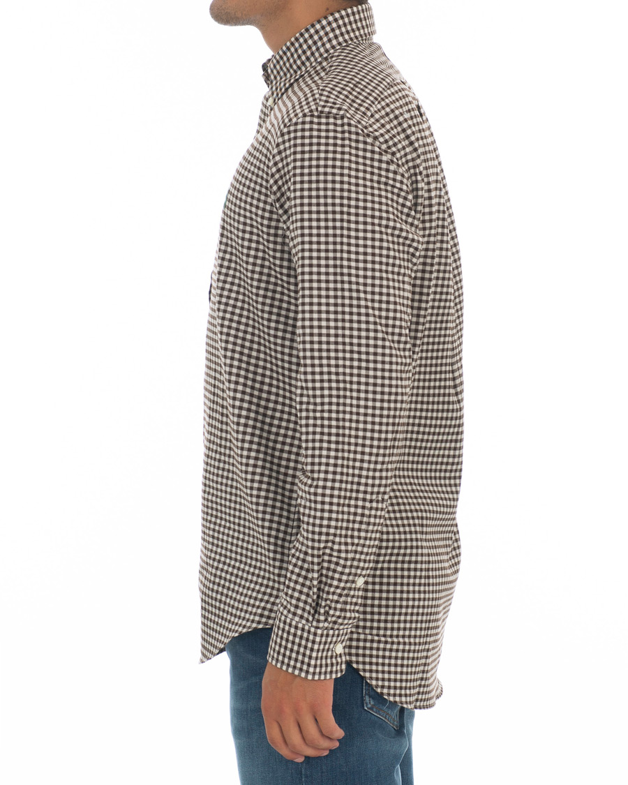 Herr | Skjortor | Polo Ralph Lauren | Custom Fit Twill Check Shirt Brown/White