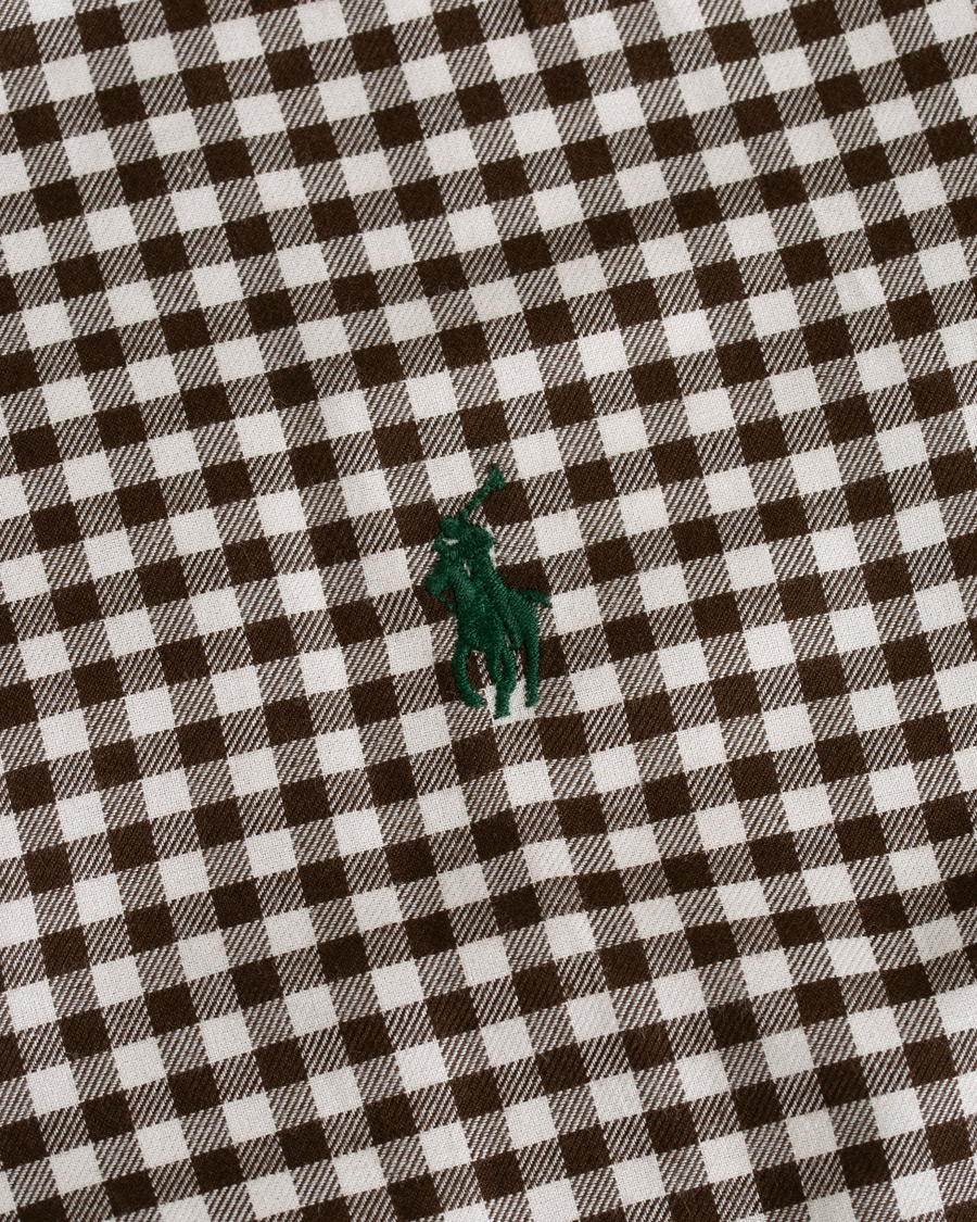 Herr | Skjortor | Polo Ralph Lauren | Custom Fit Twill Check Shirt Brown/White
