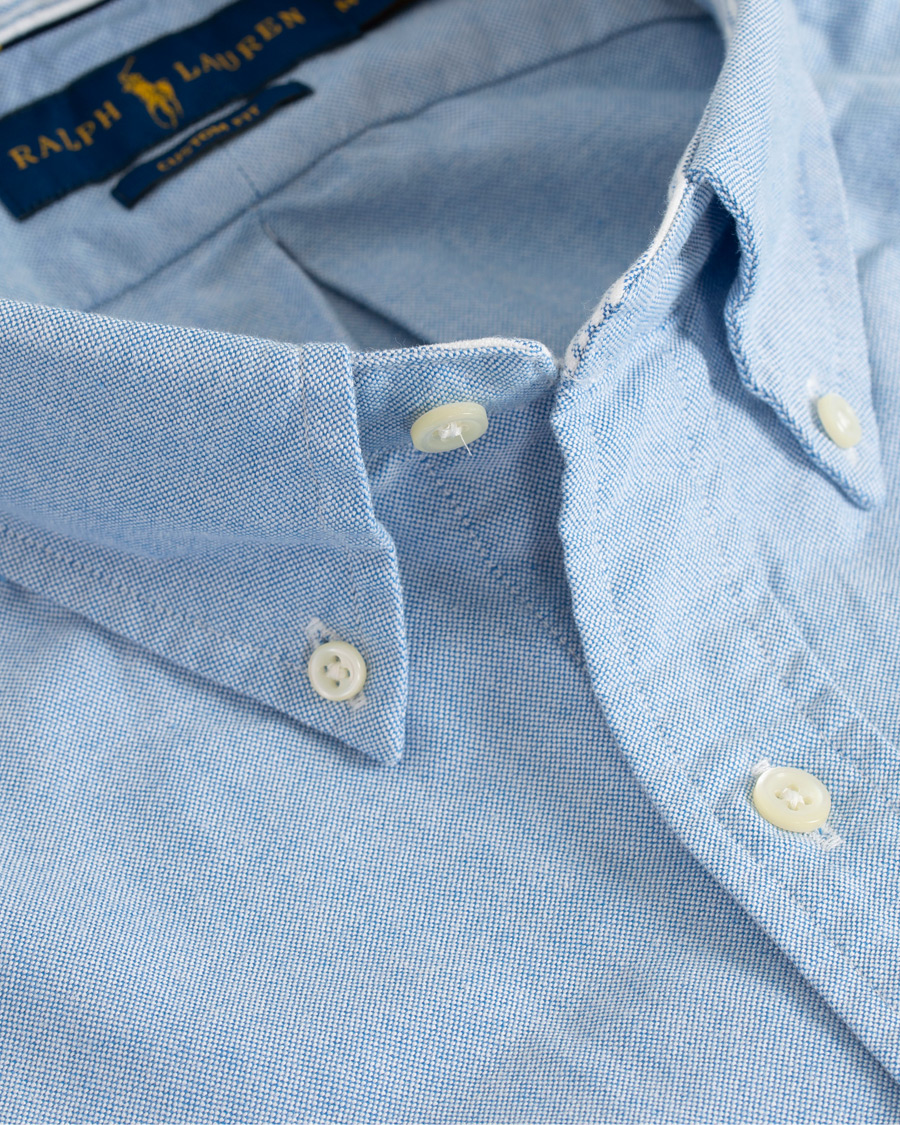 Herr | Skjortor | Polo Ralph Lauren | Core Fit Contrast Oxford Shirt Light Blue