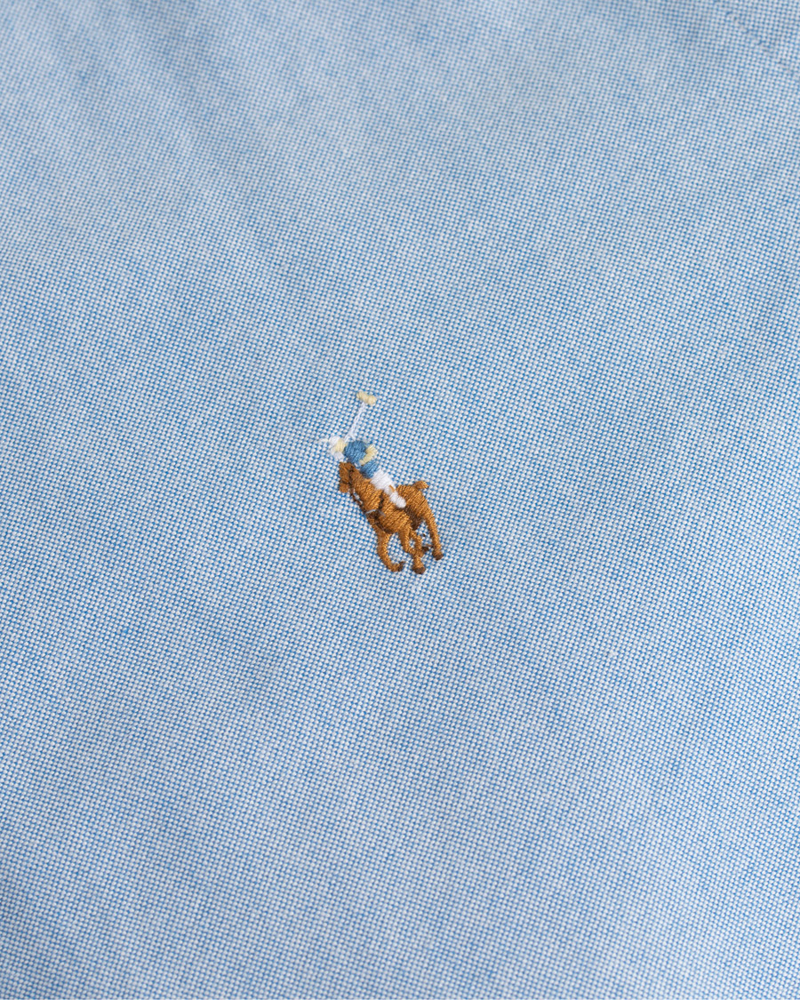 Herr | Skjortor | Polo Ralph Lauren | Core Fit Contrast Oxford Shirt Light Blue