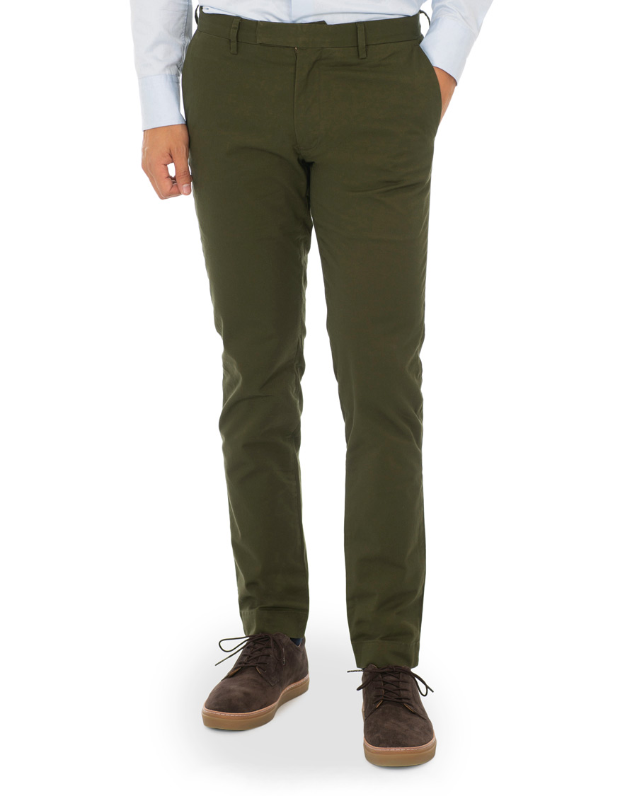 Herr | Byxor | Polo Ralph Lauren | Tailored Slim Fit Hudson Chino Olive