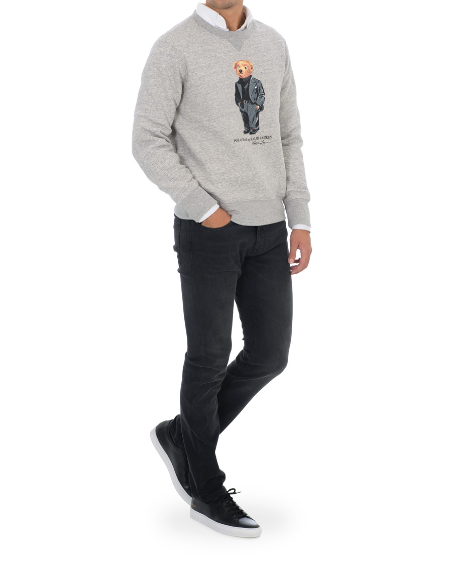 Herr | Tröjor | Polo Ralph Lauren | Printed Suit Bear Sweatshirt Grey