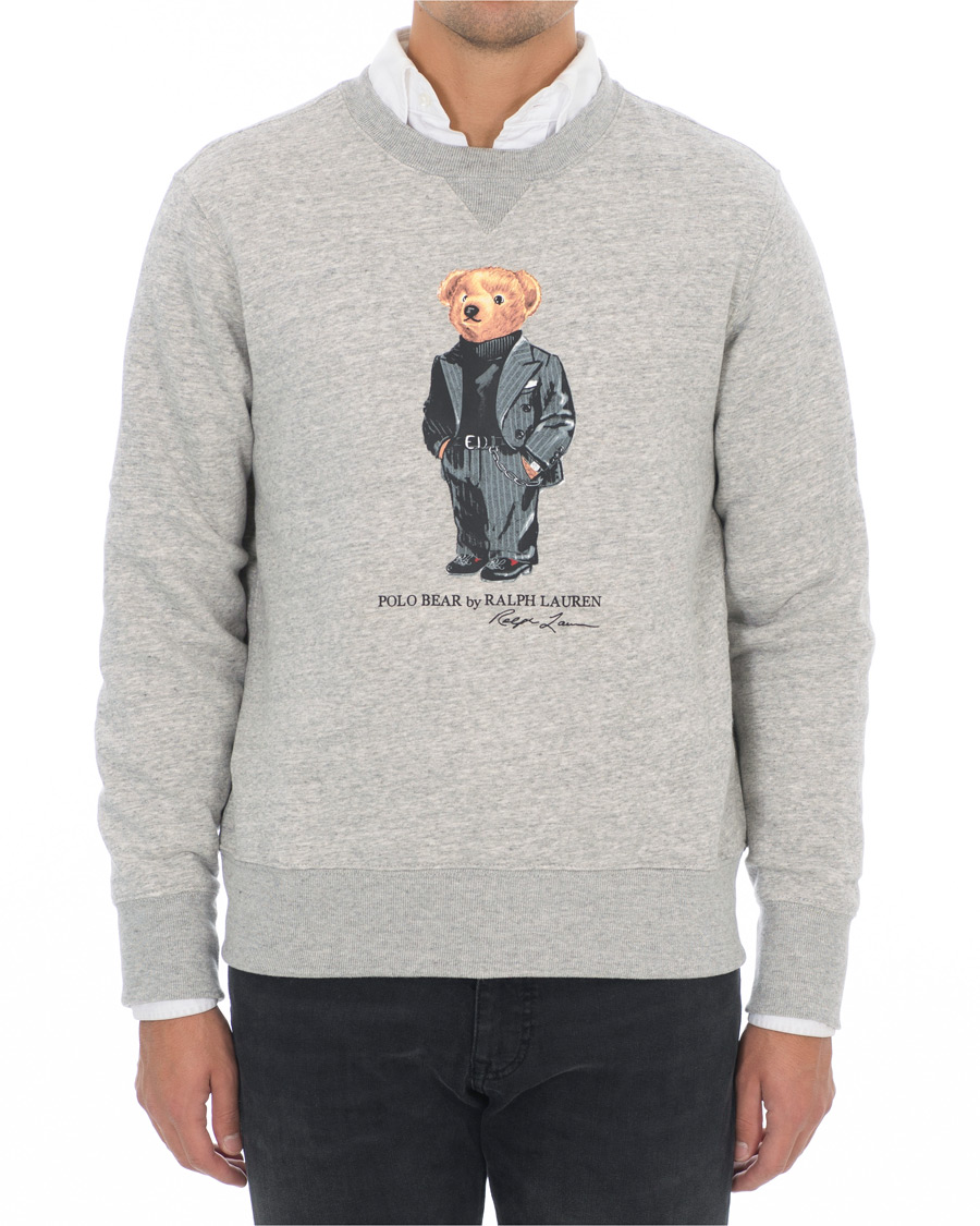 Herr | Tröjor | Polo Ralph Lauren | Printed Suit Bear Sweatshirt Grey