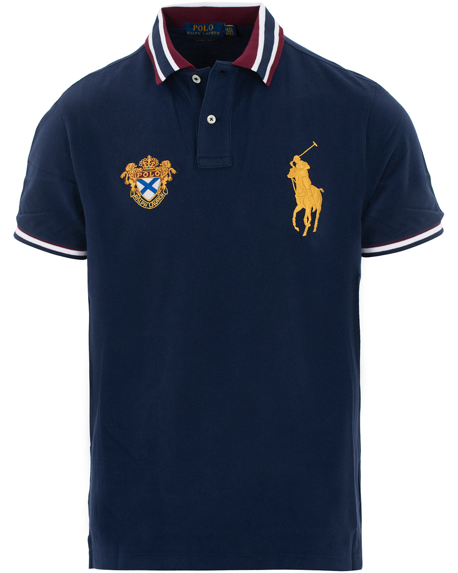 Herr | Pikéer | Polo Ralph Lauren | Custom Slim Fit Crest Big Pony Polo French Navy