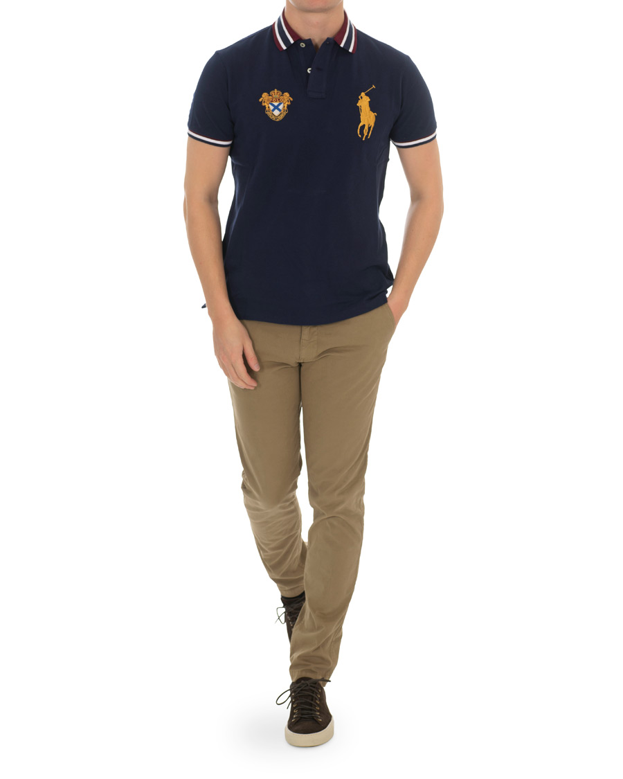 Herr | Pikéer | Polo Ralph Lauren | Custom Slim Fit Crest Big Pony Polo French Navy