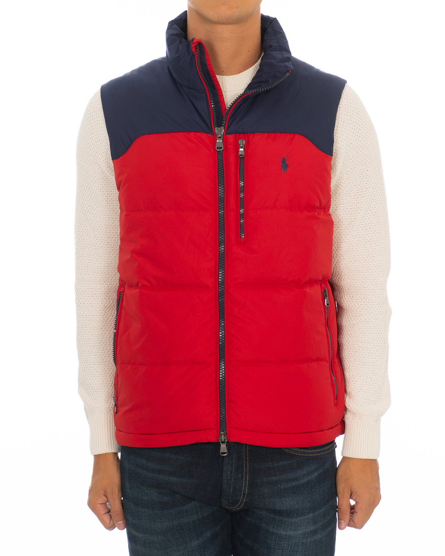 Herr | Jackor | Polo Ralph Lauren | Down Vest Navy/Red