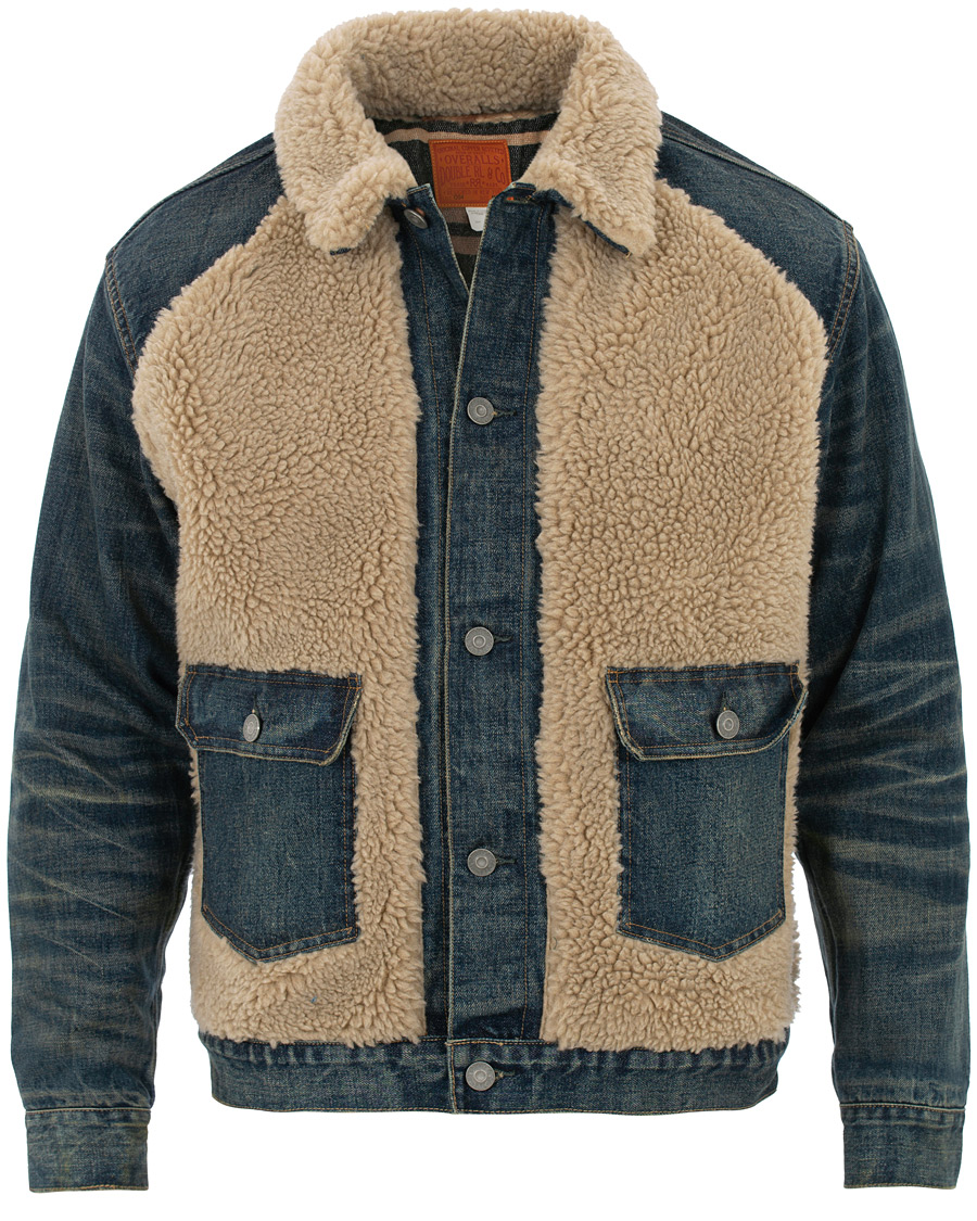 Herr | Jackor | RRL | Denim Grizzly Type I Jacket Indigo