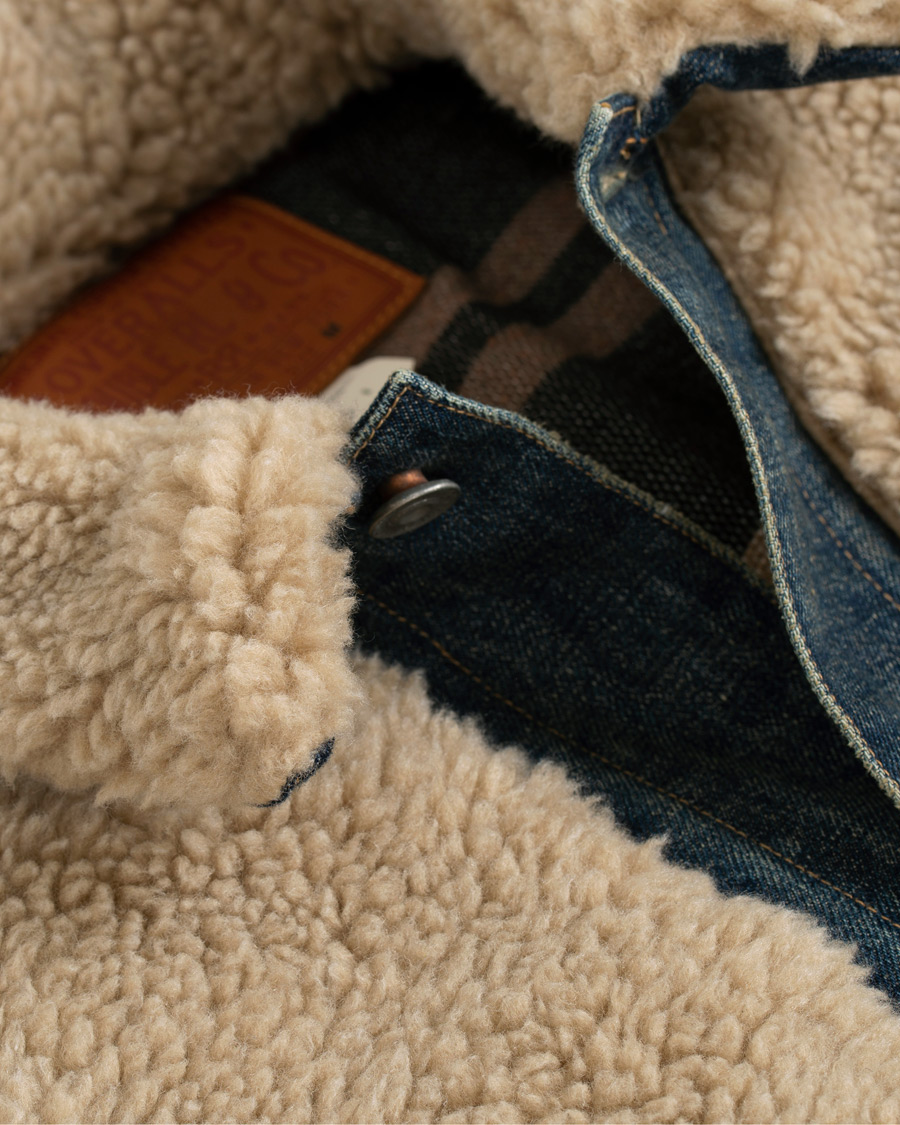 Herr | Jackor | RRL | Denim Grizzly Type I Jacket Indigo