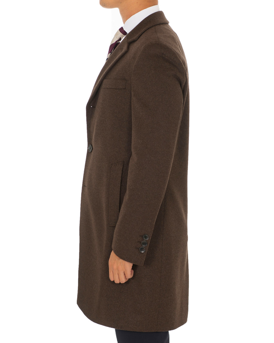 Herr | Jackor | BOSS BLACK | BOSS Nye Wool/Cashmere Coat Brown