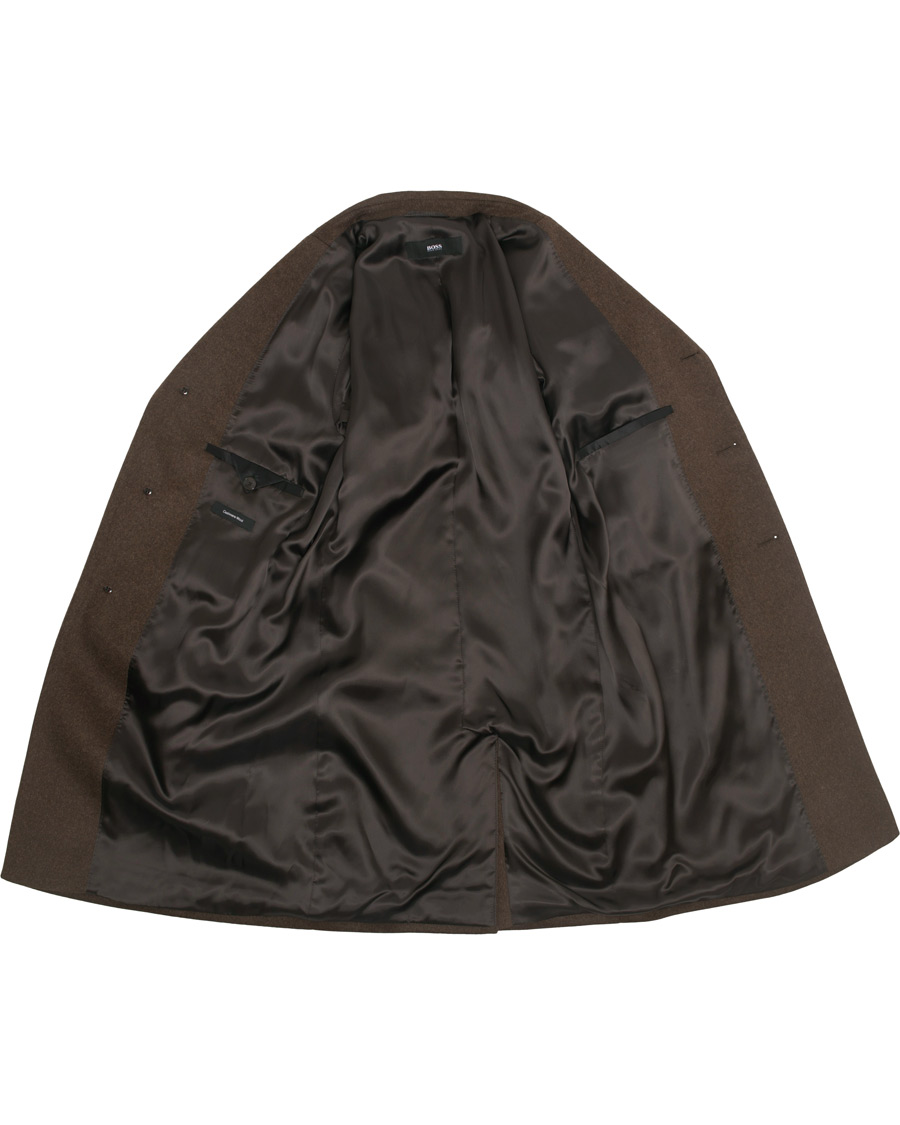 Herr | Jackor | BOSS BLACK | BOSS Nye Wool/Cashmere Coat Brown