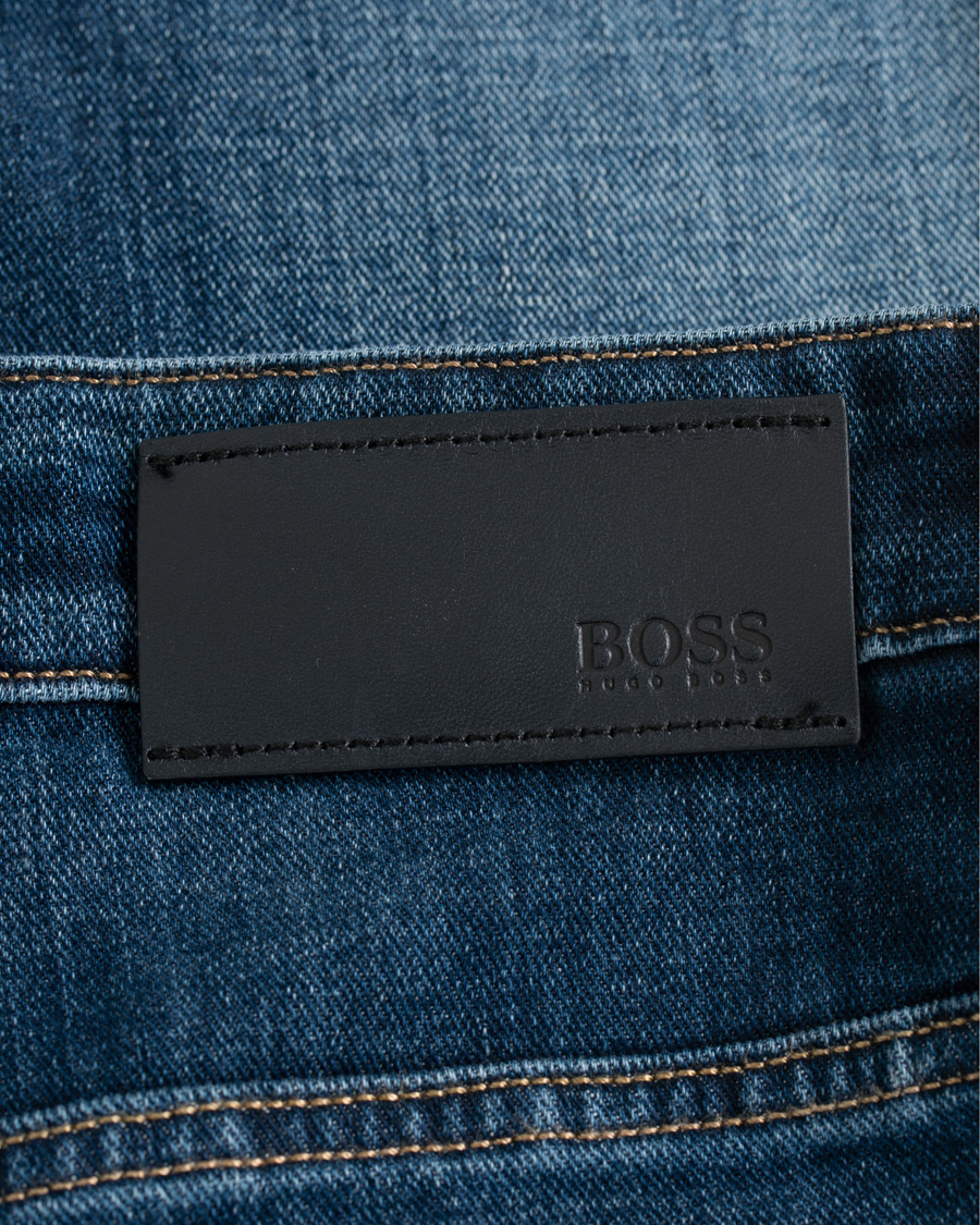 Herr | Jeans | BOSS BLACK | BOSS Delaware Stretch Candiani Jeans Blue