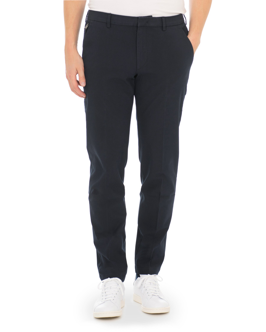 Herr | Byxor | BOSS BLACK | BOSS Kaito Travel Bi-StretchTrousers Navy