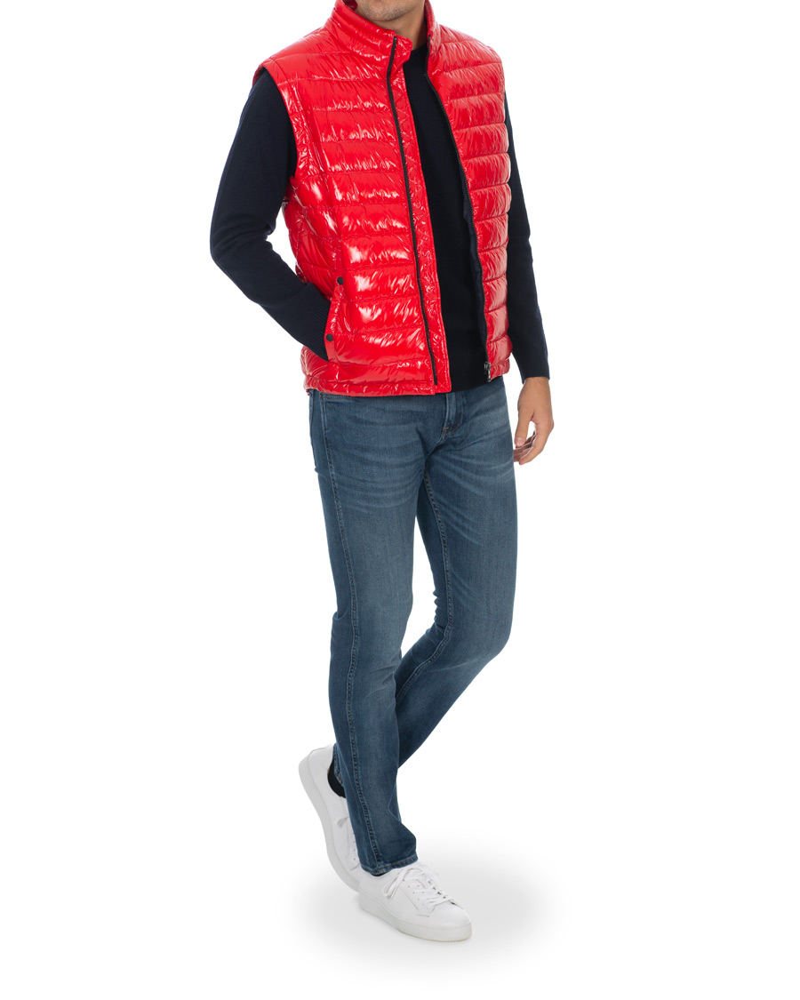 Herr | Jackor | BOSS BLACK | BOSS Cilla High Shine Vest Red