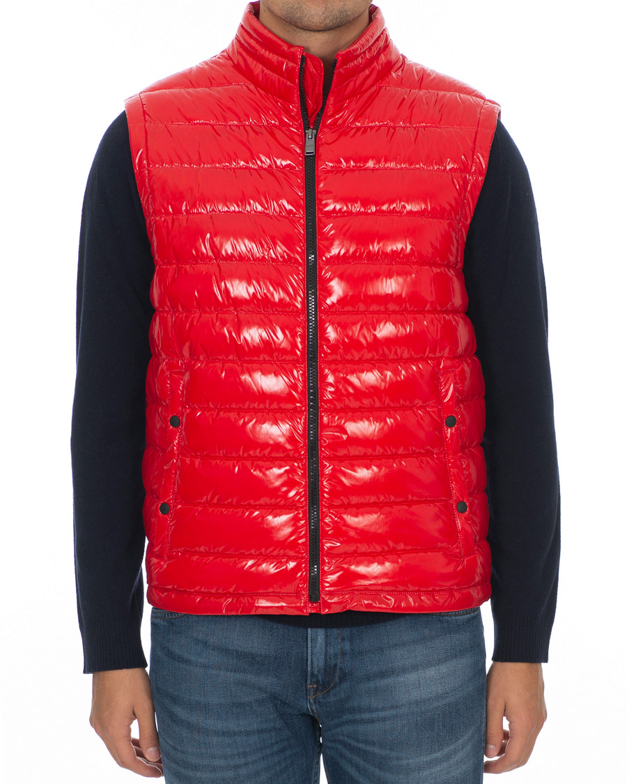 Herr | Jackor | BOSS BLACK | BOSS Cilla High Shine Vest Red