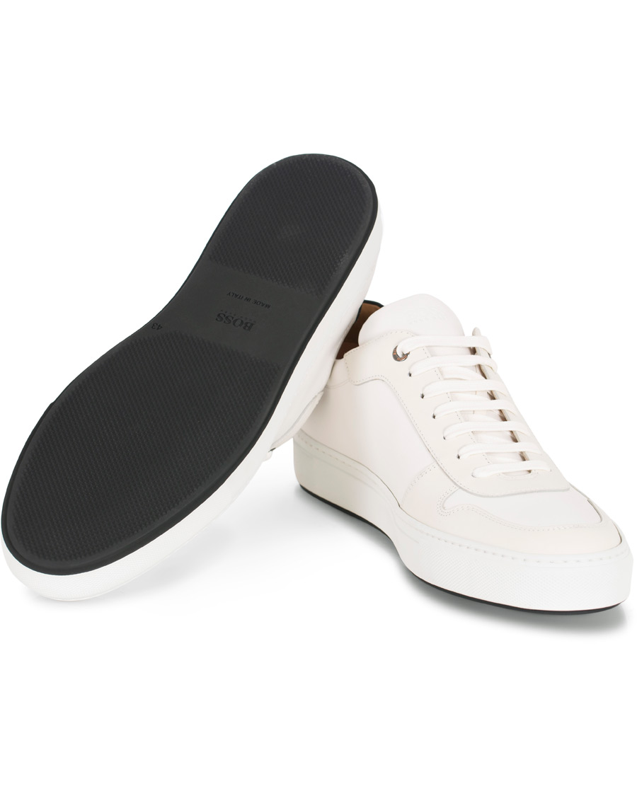 Herr | BOSS Mirage Tenn Sneaker White | BOSS BLACK | BOSS Mirage Tenn Sneaker White