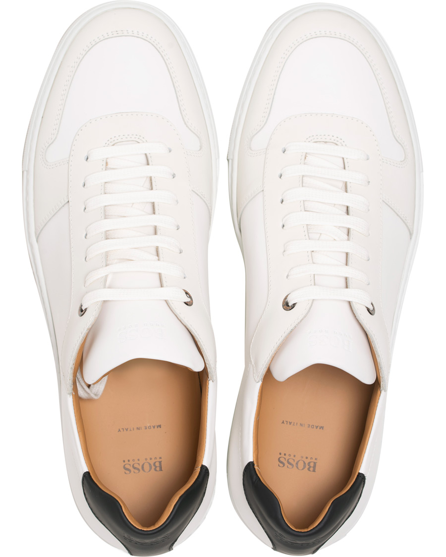 Herr | BOSS Mirage Tenn Sneaker White | BOSS BLACK | BOSS Mirage Tenn Sneaker White