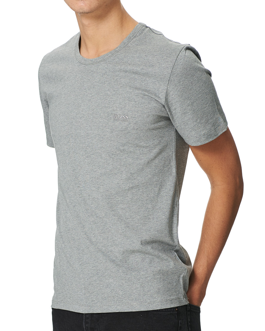 Herr | T-Shirts | BOSS BLACK | BOSS 3-Pack Crew Neck Tee Grey/White/Black