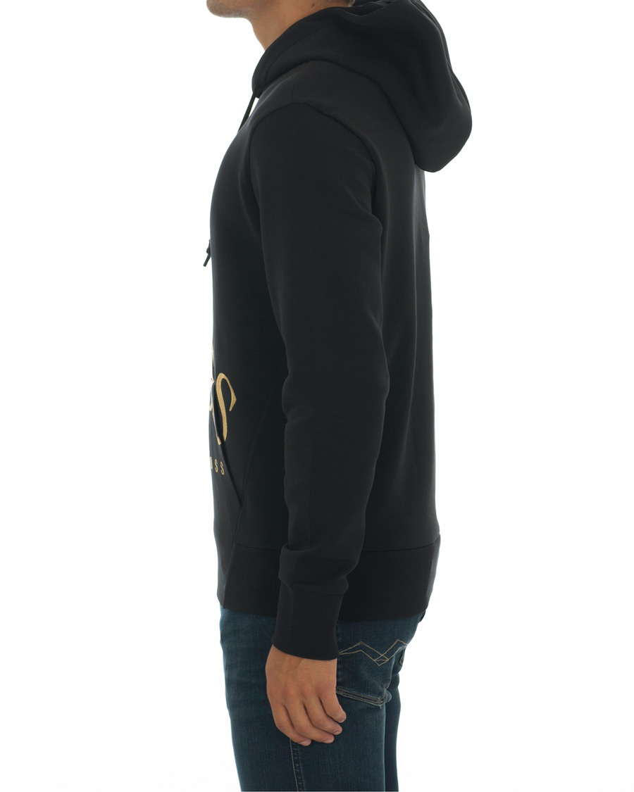 Herr | Tröjor | BOSS GREEN | BOSS Athleisure Sly Hoodie Black/Gold