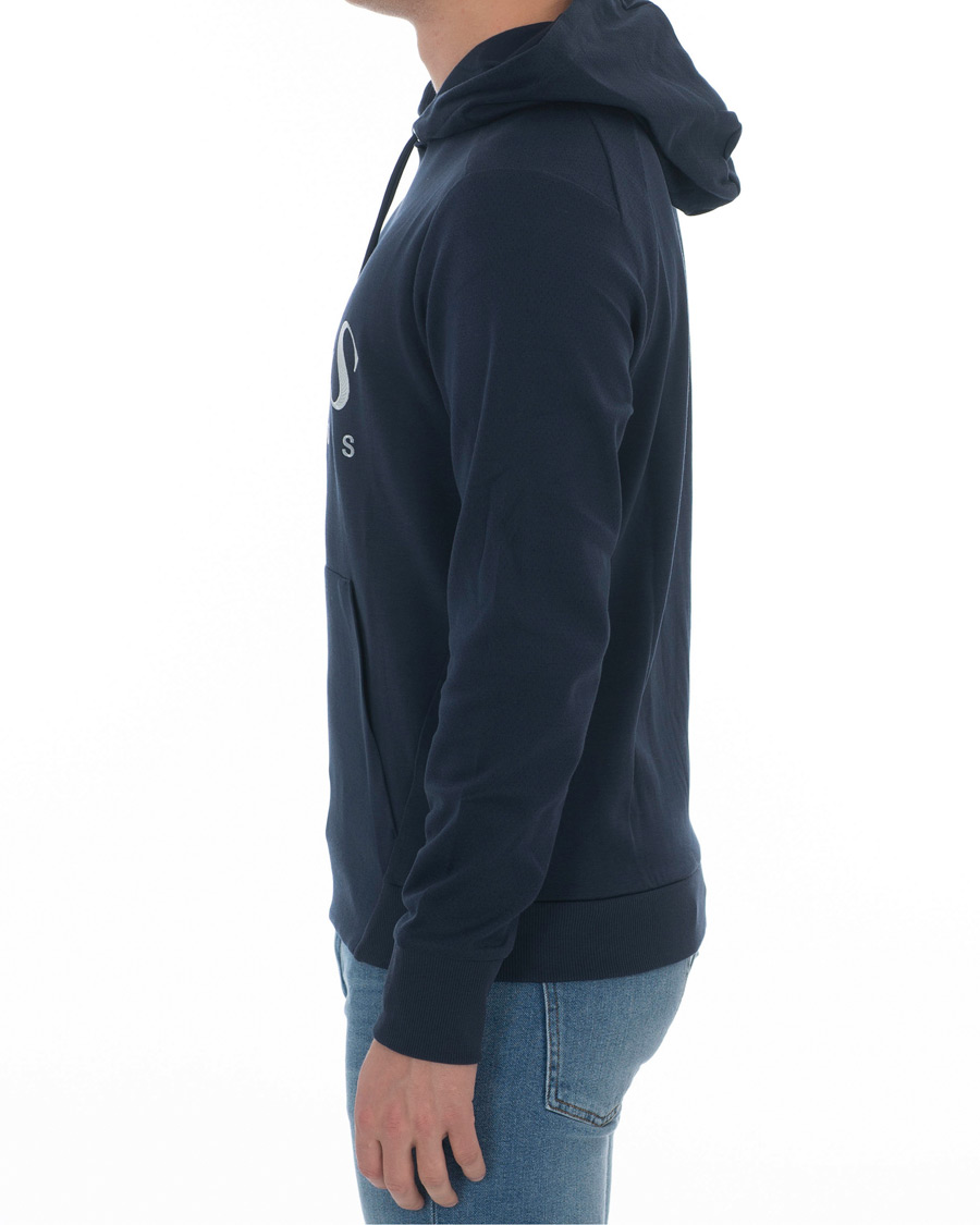 Herr | Tröjor | BOSS GREEN | BOSS Athleisure Soody Hoodie Navy/Silver