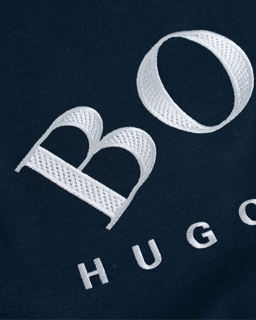 Herr | Tröjor | BOSS GREEN | BOSS Athleisure Soody Hoodie Navy/Silver
