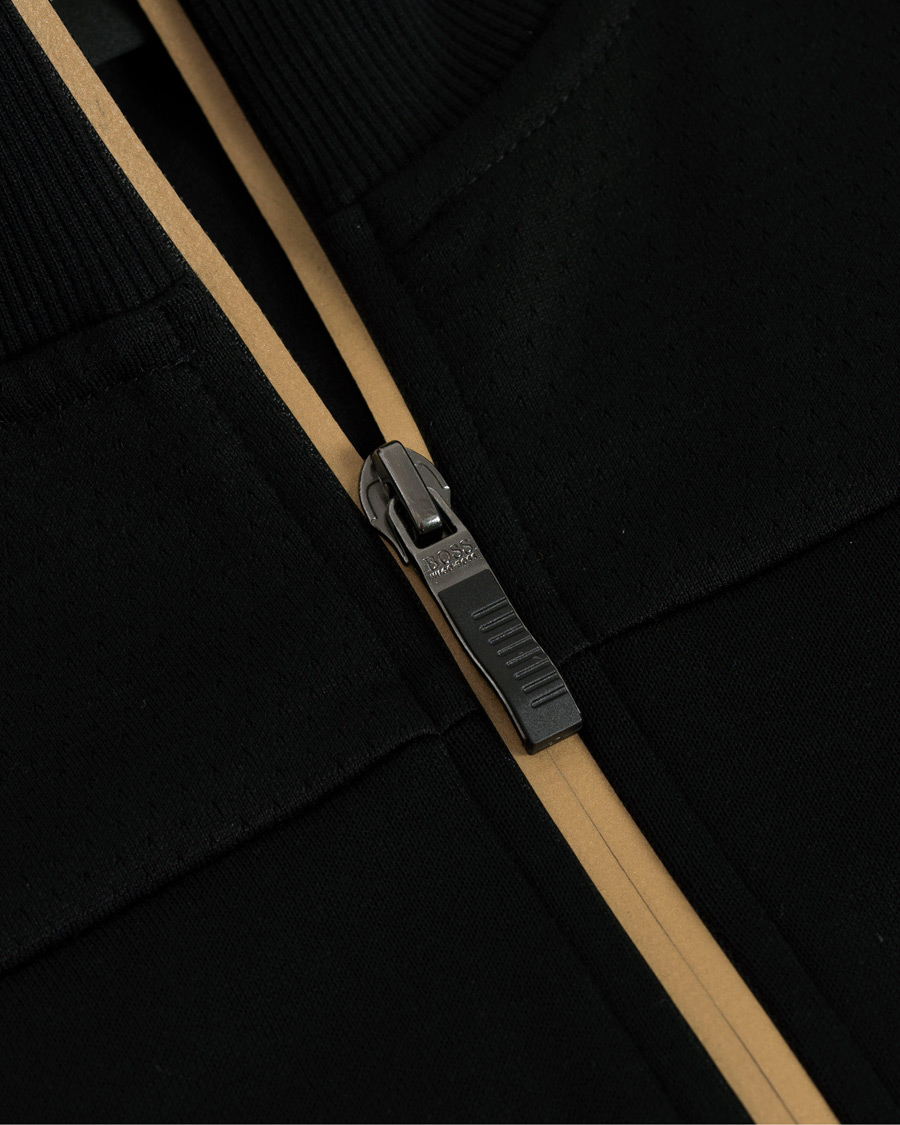 Herr | Tröjor | BOSS GREEN | BOSS Athleisure Skaz Win Full Zip Black/Gold