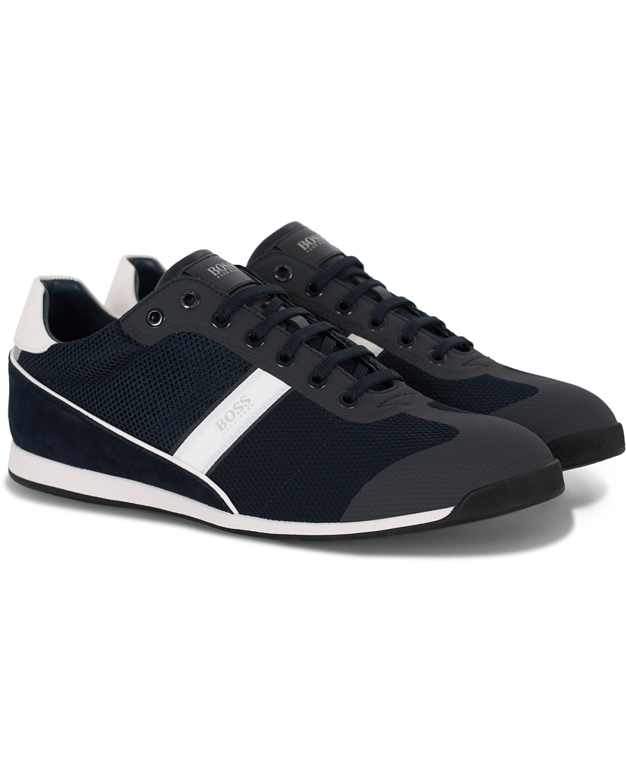 Herr | BOSS Athleisure Glaze Sneaker Navy | BOSS GREEN | BOSS Athleisure Glaze Sneaker Navy