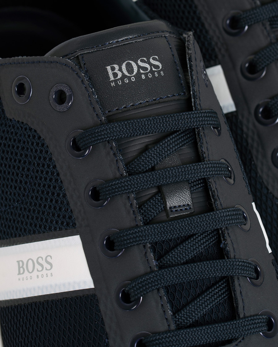 Herr | BOSS Athleisure Glaze Sneaker Navy | BOSS GREEN | BOSS Athleisure Glaze Sneaker Navy