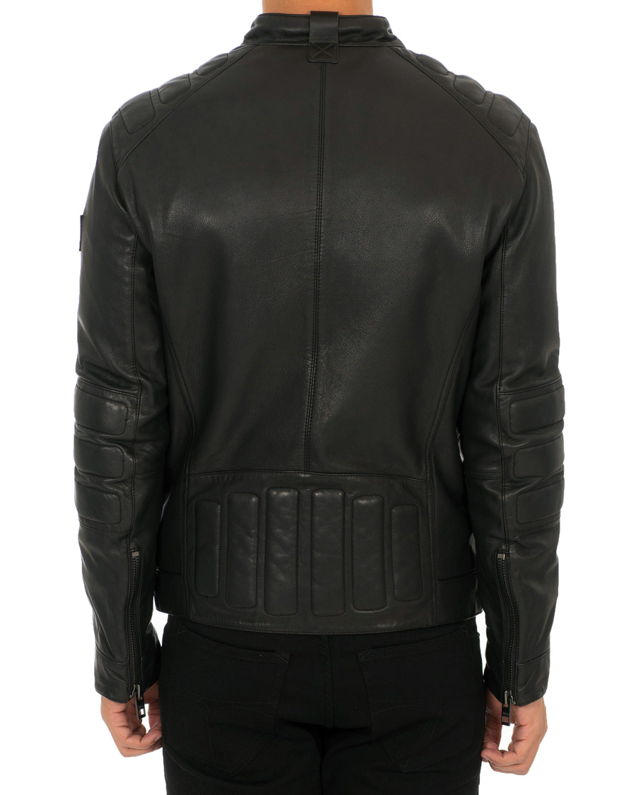 Herr | Jackor | BOSS ORANGE | BOSS Casual Jagson Leather Jacket Black