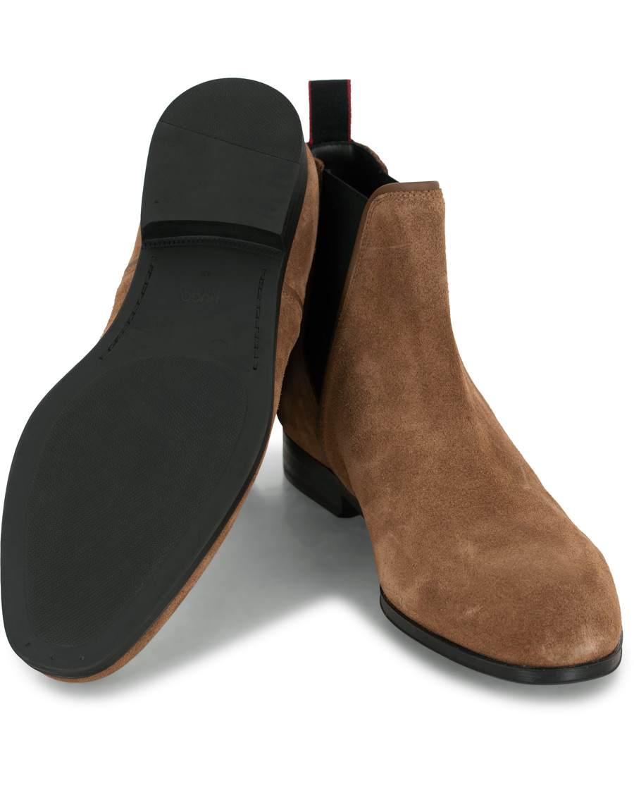 Herr | HUGO Boheme Chelsea Boot Brown Suede | HUGO | Boheme Chelsea Boot Brown Suede