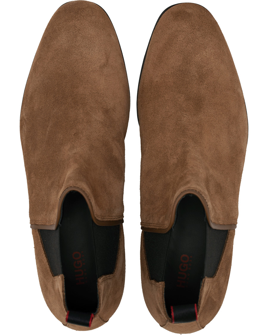 Herr | HUGO Boheme Chelsea Boot Brown Suede | HUGO | Boheme Chelsea Boot Brown Suede
