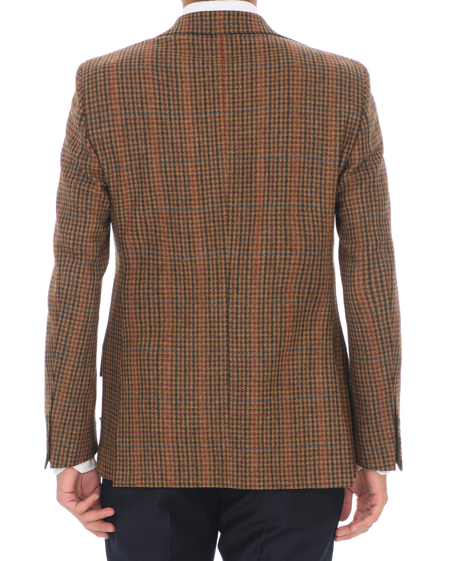 Herr | Kavajer | Walker Slater | Edward Tweed Houndtooth Blazer Tan