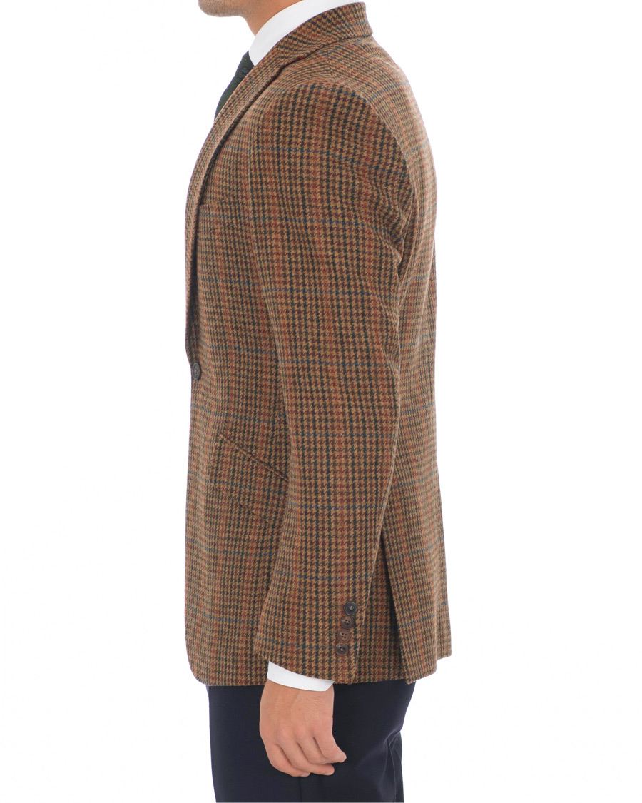 Herr | Kavajer | Walker Slater | Edward Tweed Houndtooth Blazer Tan