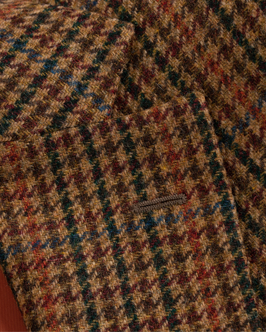 Herr | Kavajer | Walker Slater | Edward Tweed Houndtooth Blazer Tan