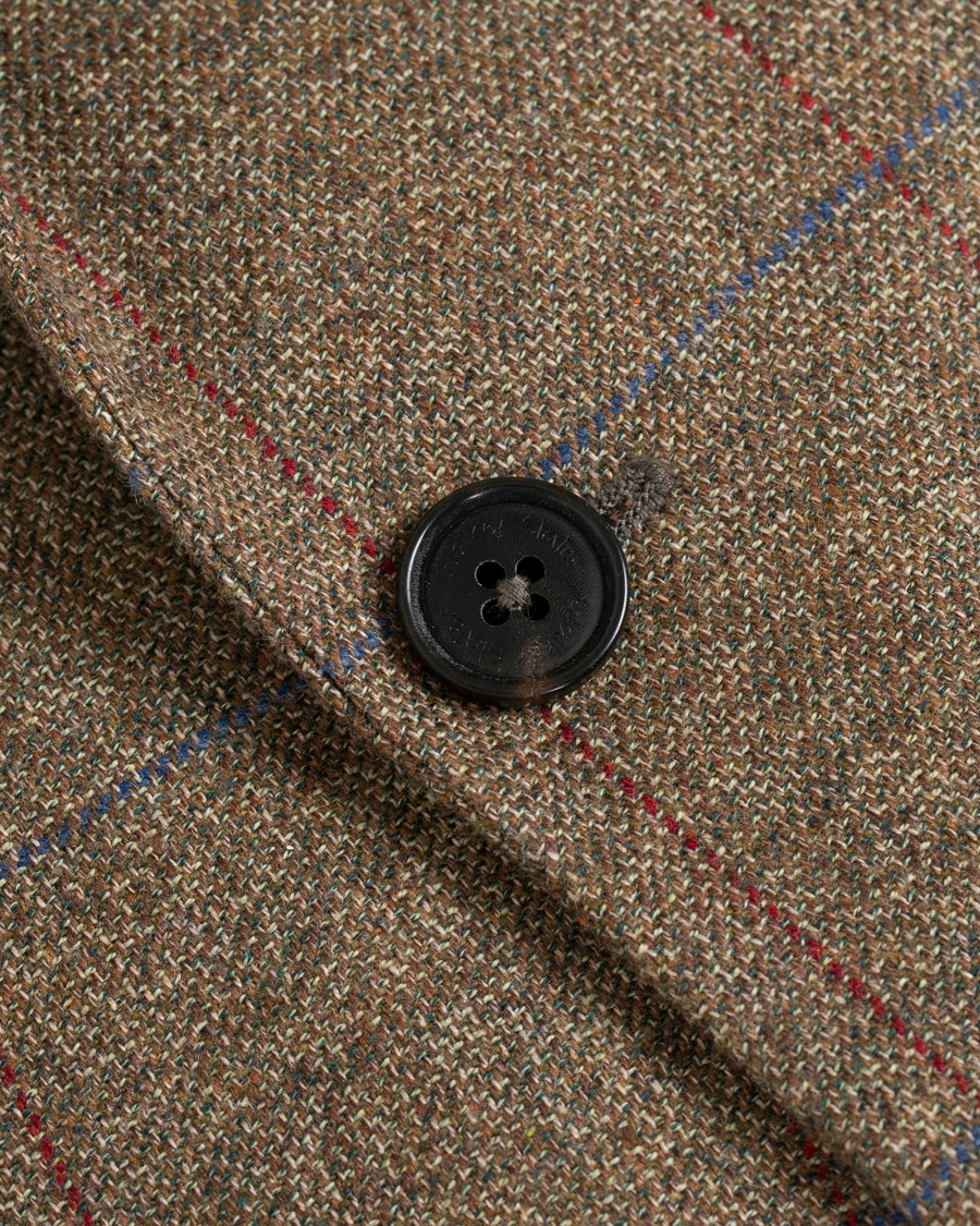 Herr | Kavajer | Walker Slater | Edward Tweed Windowpane Blazer Brown