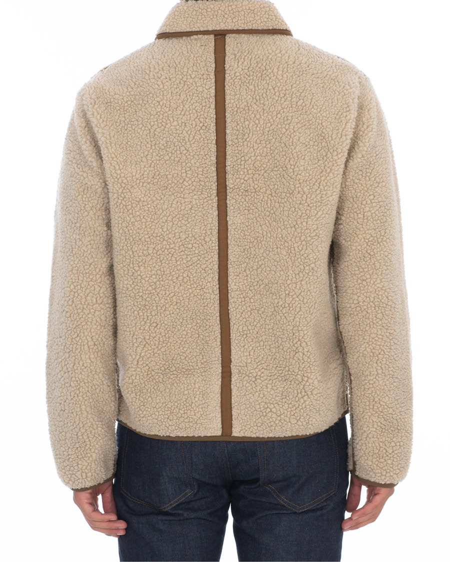 Herr | Jackor | J.Crew | W&B Taped Sherpa Jacket Heather Natural