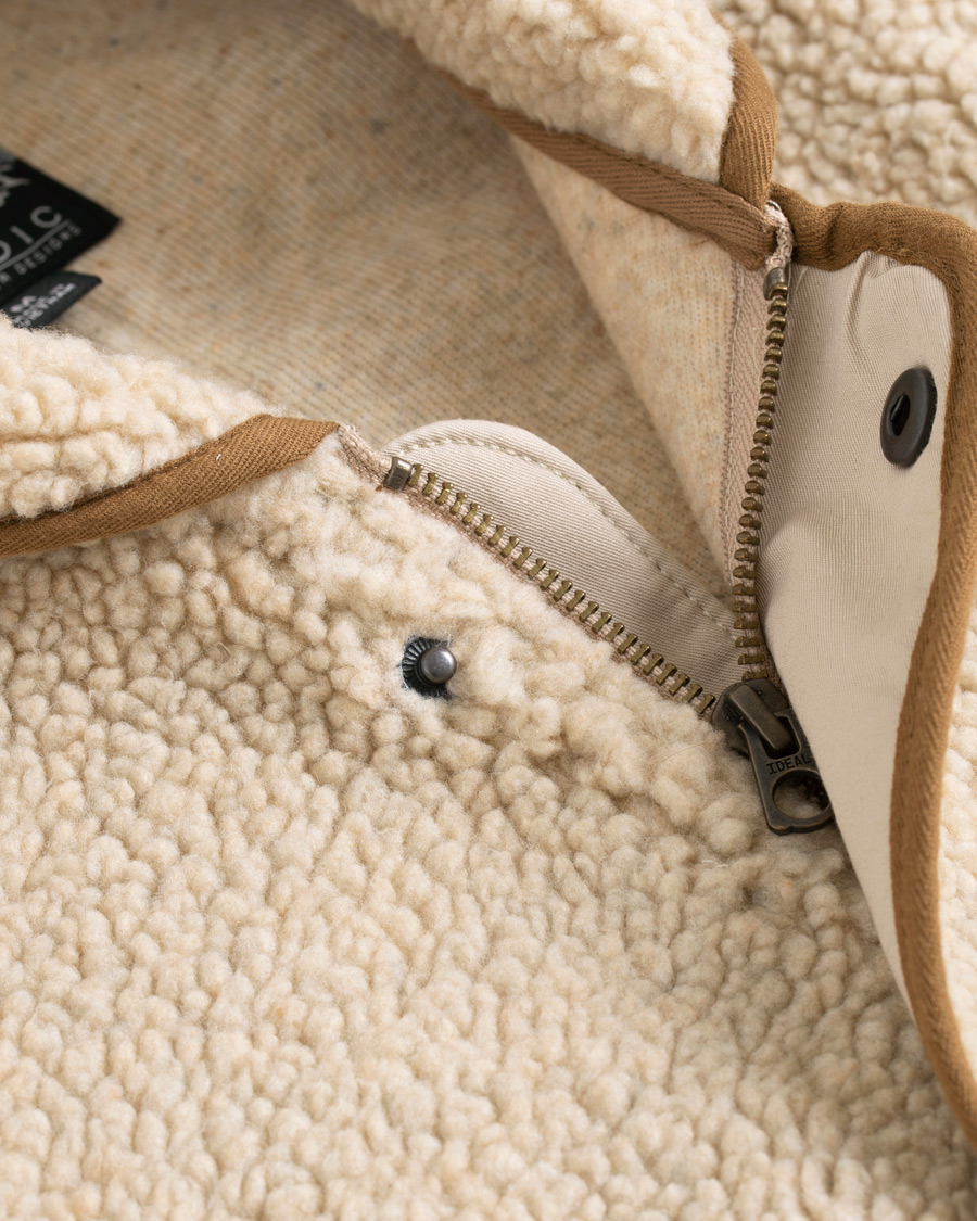 Herr | Jackor | J.Crew | W&B Taped Sherpa Jacket Heather Natural