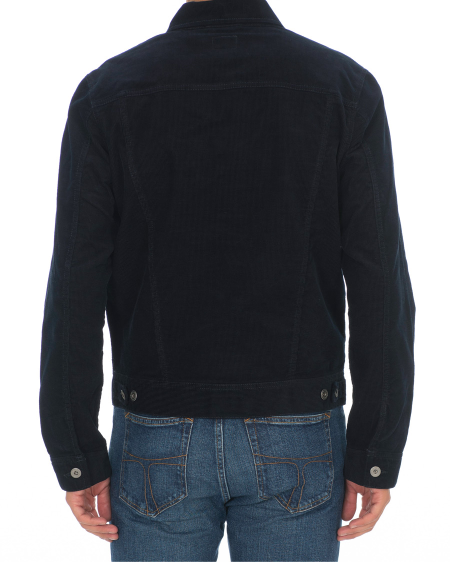 Herr | Jackor | J.Crew | Stretch Corduroy Trucker Jacket Navy