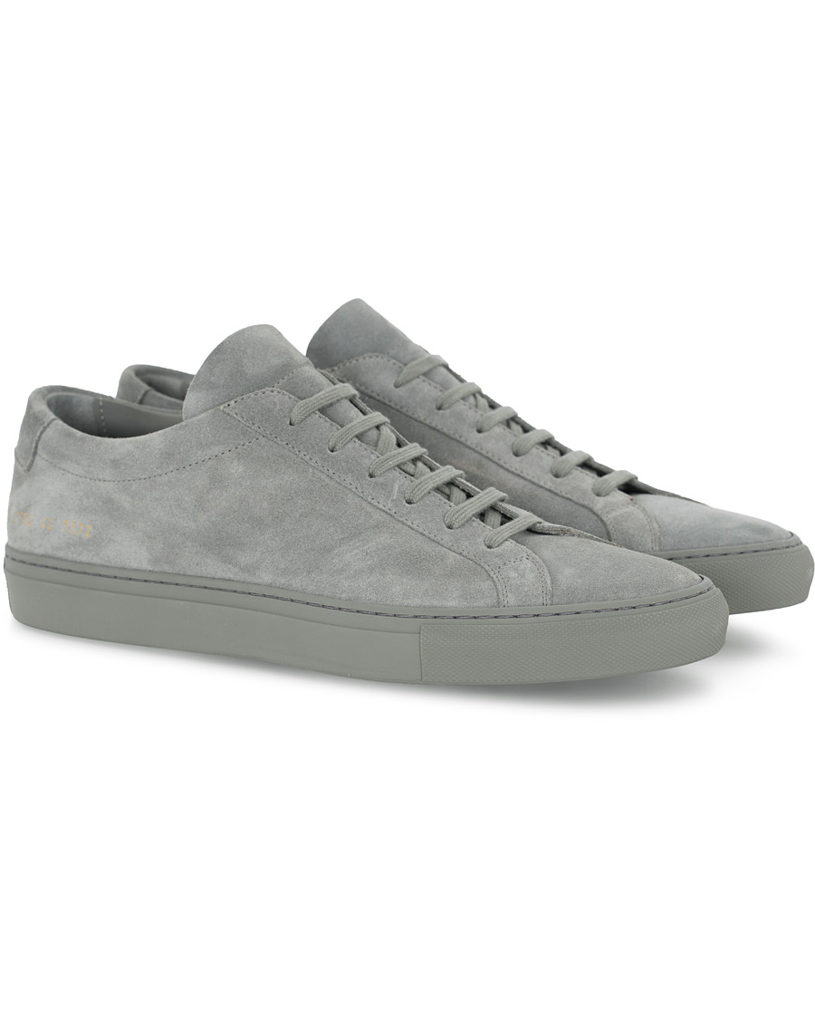 Herr | Common Projects Original Achilles Suede Sneaker Grey | Common Projects | Original Achilles Suede Sneaker Grey